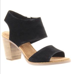 TOMS Majorca Cut Out Black Sandal